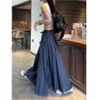 Women's Fashion Casual Retro Low Waist Skirt