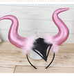 Halloween Ghost Festival Decoration Headdress Dance Party Props Large Horn Headdress