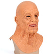 Halloween Granny Grandpa Wig Old Man Mask Latex