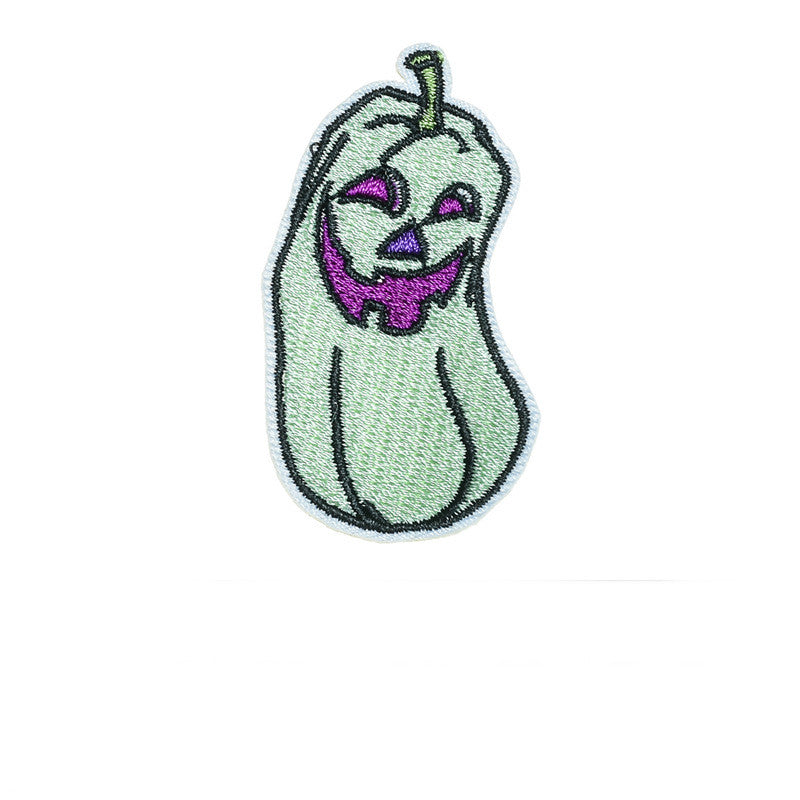 Cartoon Embroidery Halloween Clothes Pants Decorative Fabric Patch
