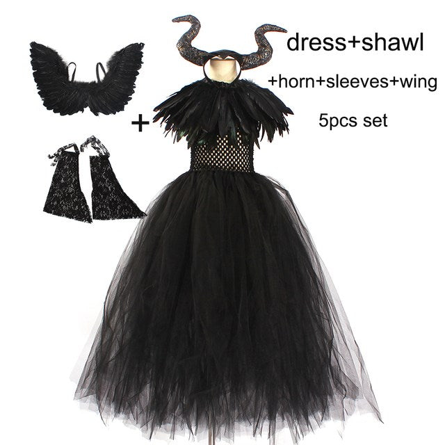 Girl Halloween Costume Witch Dress Dress
