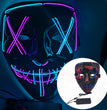 EL Halloween Colorful Mask Dance Equipment