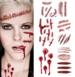 Halloween New Scar Tattoo Stickers Wound