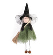 Halloween Decoration Broom Witch Doll Pendant