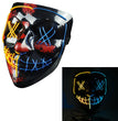 EL Halloween Colorful Mask Dance Equipment