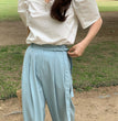 New Wide-leg Pants Women's High Waist Drooping Suit Pants Loose