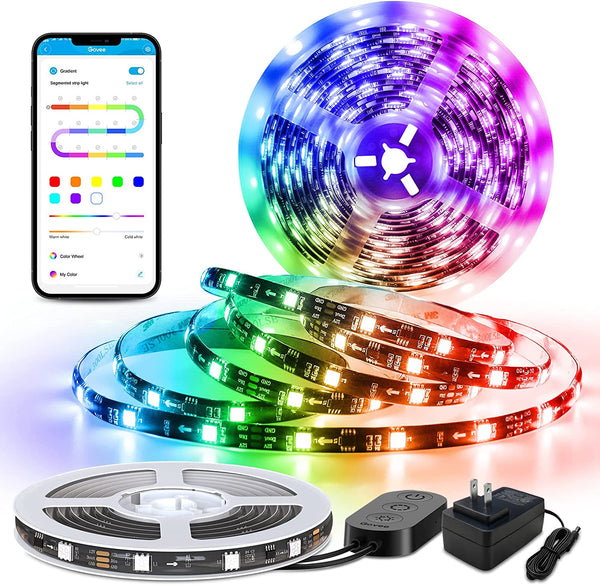 16.4 ft RGBIC LED Strip Lights with App Control