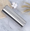 20 Oz Skinny Stainless Steel Tumbler Set with Lids, Insulated Slim Water Tumbler for DIY, Silver