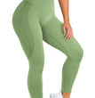 Snowflake Jacquard Seamless Yoga Workout Ankle Length Pants