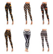 Halloween Women's Printed Slim Fit Stretch Yoga Pants