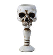 Three-dimensional Skull Column Candlestick Home Decoration