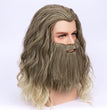 Halloween Cos High Quality Matte Temperature Silk Wig Beard