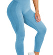 Snowflake Jacquard Seamless Yoga Workout Ankle Length Pants
