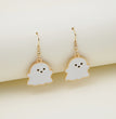 Halloween Earrings Cute Pumpkin Spooky Oil Drip Alloy Earrings Jewelry