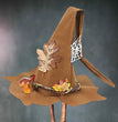 Women Modern Witch Hat Costume Pointed Wool Felt Halloween Party Hats Witch Hat Warm Autumn Winter  Cosplay Props