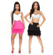 European And American Sexy Skirt Hip-wrapped Fur Little Short Dress