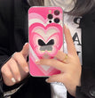 Color Butterfly Stand Silicone Phone Case