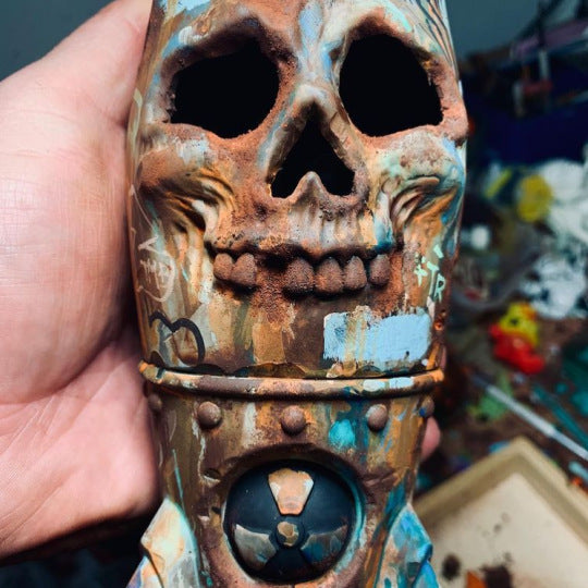 Halloween Bomb Skull Cannonball Resin Crafts