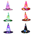 Halloween Decoration Witch Hat LED Lights Halloween Elf Ears Kids Home Party Decor Supplies Outdoor Tree Hanging Ornament