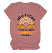 Pumpkin Love Rainbow Halloween Short Sleeve T-Shirt