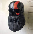Motorcycle Helmet Holder Ghost Head Wall Decoration Resin Skull Halloween Bone