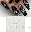 Halloween Pumpkin Nail Sticker Watermark Sticker