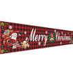 Christmas decorations Christmas couplets curtains Christmas banners pull flags Christmas curtains hanging flags window pendants