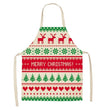 Cotton linen creative Christmas apron