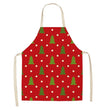 Cotton linen creative Christmas apron