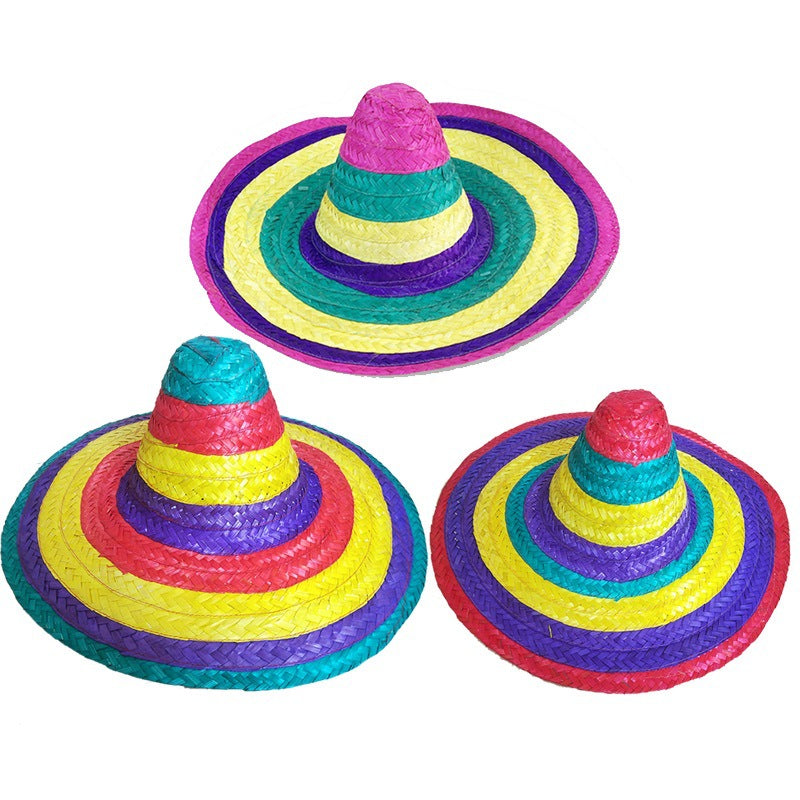 Halloween masquerade rainbow hat