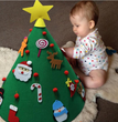 Felt Christmas Tree Three-dimensional Christmas Tree Pendant Children's Puzzle Handmade DIY