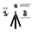 Flexible Small Octopus Mount Mini Tripod Bluetooth Remote Stand Holder IPhone