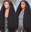 Deep Wave Frontal Wig Hd Lace Wigs on Clearance Sale 13X4 13X6 Water Wave Curly Human Hair Wig 30 Inch Lace Front Wig Human Hair
