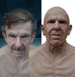 Old man mask white hair white beard headgear halloween