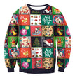 UGLY CHRISTMAS SWEATER Vacation Santa Elf Funny Womens Men Sweaters Tops Autumn Winter Clothing
