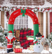 Giant Arch Santa Claus Snowman Inflatable Garden Yard Archway Christmas Ornaments Xmas New Year Festival Party Props Decor