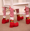 Christmas restauranChristmas restaurant bar chair foot covert bar chair foot cover