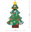 Felt cloth to decorate the Christmas tree