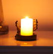 Skull Hand Guard Candlestick Base Halloween Furnishings Jewelry Storage Tray