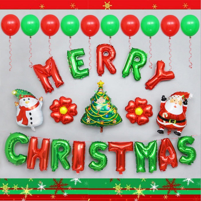 Christmas balloon decoration package