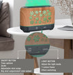Christmas Snowflake Pattern Humidifier Household Colorful Aromatherapy Humidifier Atmosphere Colorful Diffuser