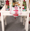 Christmas Elk Snowman Table Runner Merry Christmas Decorations