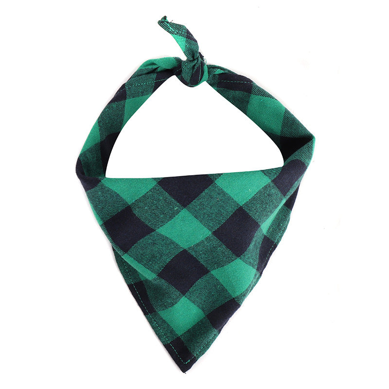 Christmas pet triangle scarf