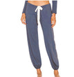 Women's Cotton Skin-friendly Lace-up Waist Ankle Banded Pants