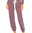 Women's Cotton Skin-friendly Lace-up Waist Ankle Banded Pants