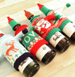 Knitted Christmas Bottle Set