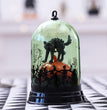Halloween witch black cat led lights