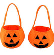 Halloween pumpkin head candy bag