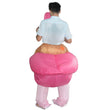 Creative toys Halloween Christmas Flamingo cosplay dress up inflatable suit party spoof costume props
