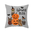 Halloween new pumpkin black cat pillowcase